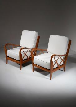 Compasso - Pair of Italian 50s Armchairs