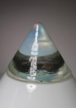 Compasso - Set of Two "Rio" Murano Glass Table Lamps by Giusto Toso for Leucos