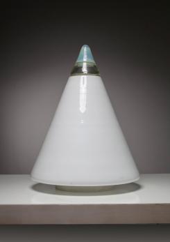 Compasso - Set of Two "Rio" Murano Glass Table Lamps by Giusto Toso for Leucos