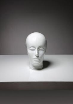 Compasso - Glass Head by Piero Fornasetti