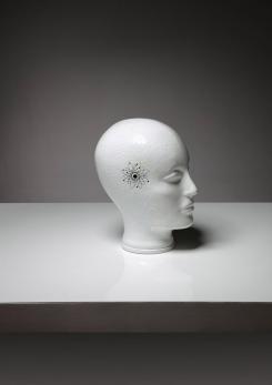 Compasso - Glass Head by Piero Fornasetti