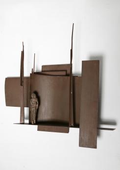 Compasso - Wall Metal Sculpture by Renato Bassoli