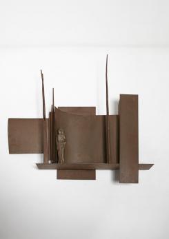 Compasso - Wall Metal Sculpture by Renato Bassoli