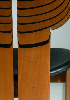 Compasso - Twelve "Africa" Chairs by Tobia Scarpa for Maxalto