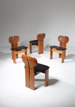 Compasso - Twelve "Africa" Chairs by Tobia Scarpa for Maxalto