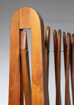 Compasso - Free Standing Wood Coat Rack