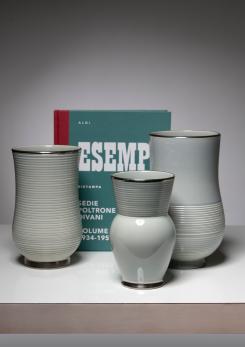 Compasso - Three Vases by Giovanni Gariboldi for Ginori