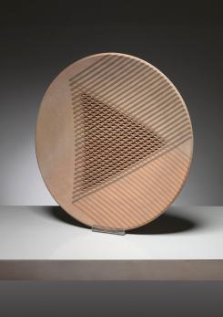 Compasso - Ceramic Plate by Enrico Stropparo