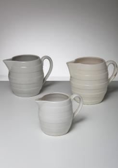 Compasso - Set of Three Ceramic Pitchers by Guido Andloviz for SCI Laveno