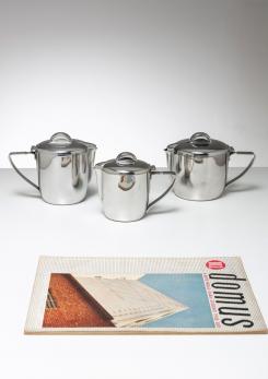 Compasso - Steel Set by Gio Ponti for Calderoni