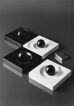 Compasso - Eleonore Peduzzi RIva "Spyros" Artemide Ashtrays Original Picture by Aldo Ballo