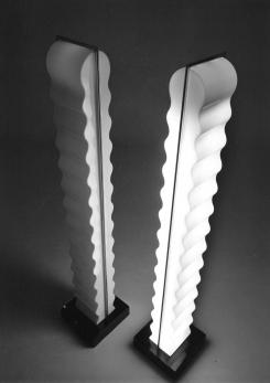 Compasso - Ettore Sottsass "Cometa" Poltronova Lamp Original Picture by Aldo Ballo