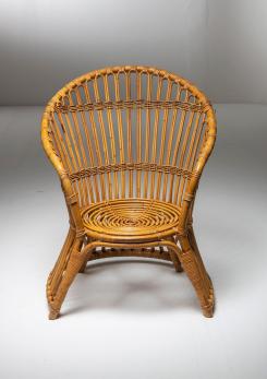 Compasso - Italian 60s Wicker Chair