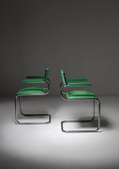 Compasso - Pair of Armchairs by Luigi Saccardo for Arrmet