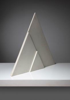 Compasso - Italian 60s Geometric Wood Sculpture