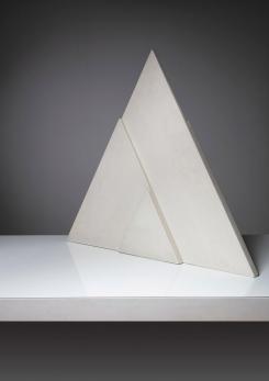 Compasso - Italian 60s Geometric Wood Sculpture