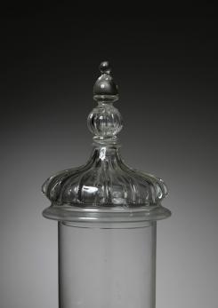 Compasso - Murano Glass Jar Attributed to Vetreria Vistosi