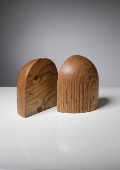 Compasso - Pair of Bookends by Pino Pedano