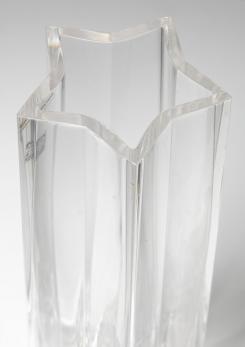 Compasso - Crystal Vase by Ettore Sottsass for Arnolfo di Cambio