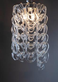 Compasso - "Giogali" Murano Glass Chandelier by Angelo Mangiarotti for Vistosi