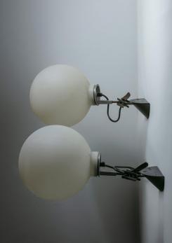 Compasso - Pair of "Aggregato" Wall Lamps by Enzo Mari for Artemide
