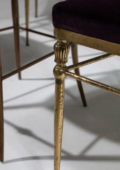 Compasso - Set of 10 Chiavari Brass Chairs