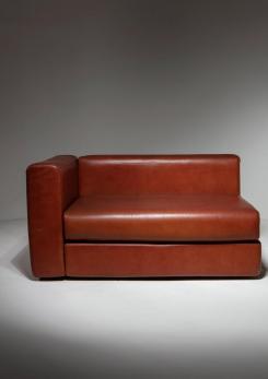 Compasso - "Bacone" Corner Lounge Chair by Cini Boeri for Arflex