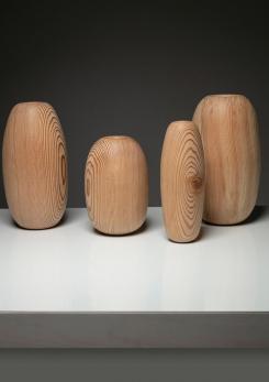 Compasso - Pair of Larch Vases