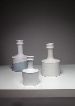 Compasso - Set of Three Ceramic Vases by Nanni Valentini for Laboratorio Pesaro