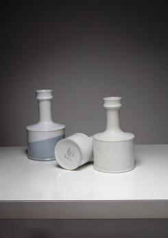 Compasso - Set of Three Ceramic Vases by Nanni Valentini for Laboratorio Pesaro Compasso - Set of Three Ceramic Vases by Nanni Valentini for Laboratorio Pesaro