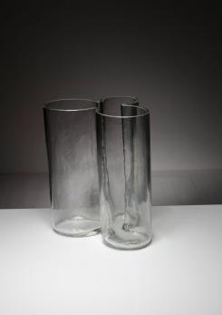 Compasso - Large Glass vase by Alfredo Barbini for Barbini