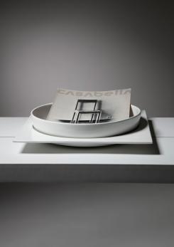 Compasso - Large Ceramic Centerpiece by Pompeo Pianezzola for Zanolli and Sebellin