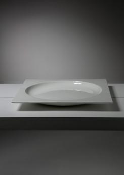 Compasso - Large Ceramic Centerpiece by Pompeo Pianezzola for Zanolli and Sebellin