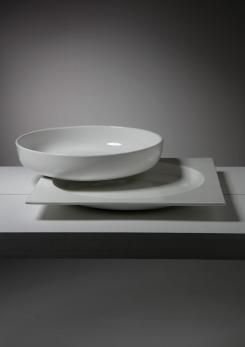 Compasso - Large Ceramic Centerpiece by Pompeo Pianezzola for Zanolli and Sebellin