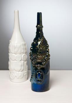 Compasso - Pair of Ceramic Bottles by Gio Ponti for Cooperativa Ceramica Imola Compasso - Pair of Ceramic Bottles by Gio Ponti for Cooperativa Ceramica Imola