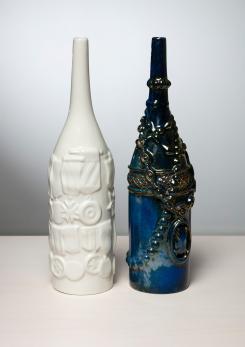 Compasso - Pair of Ceramic Bottles by Gio Ponti for Cooperativa Ceramica Imola Compasso - Pair of Ceramic Bottles by Gio Ponti for Cooperativa Ceramica Imola