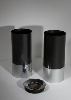 Compasso - Pair of "Cartuccia" Umbrella Stands by Caccia Dominioni for Azucena