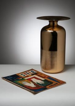 Compasso - Italian 70s Brass Vase