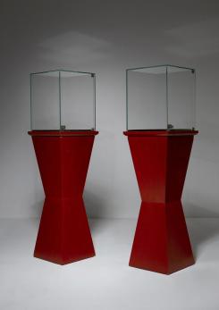 Compasso - Set of Two Free Standing Displays