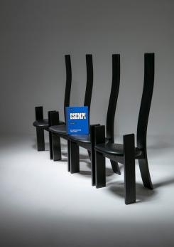 Compasso - Pair of "Golem" Chairs by Vico Magistretti for Poggi