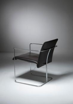 Compasso - Pair of "P15" Armchairs by Ernesto Radaelli for Saporiti