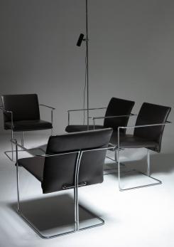 Compasso - Set of Four "P15" Armchairs by Ernesto Redaelli for Saporiti