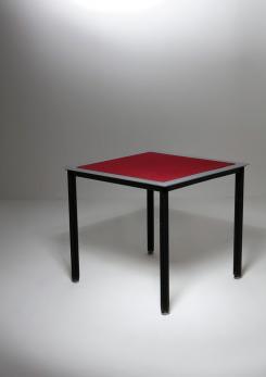 Compasso - "Fasce Cromate" Game Table by Luigi Caccia Dominioni for Azucena