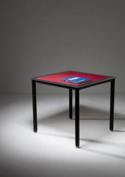 Compasso - "Fasce Cromate" Game Table by Luigi Caccia Dominioni for Azucena