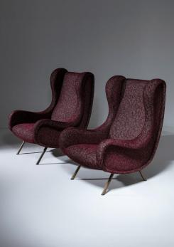 Compasso - Pair of  "Senior" Armchairs by Marco Zanuso for Arflex