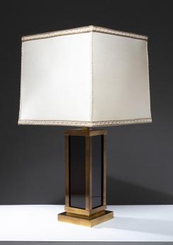 Compasso - Large Italian 70s Brass Table Lamp