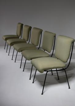 Compasso - Set of Five "DU24" Chairs by Gastone Rinaldi for Rima