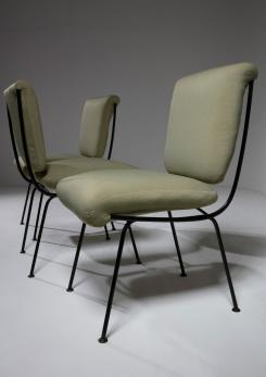 Compasso - Set of Five "DU24" Chairs by Gastone Rinaldi for Rima Compasso - Set of Five "DU24" Chairs by Gastone Rinaldi for Rima