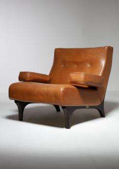 Compasso - P73 "Sir" Lounge Chair by Eugenio Gerli for Tecno