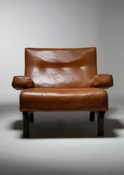 Compasso - P73 "Sir" Lounge Chair by Eugenio Gerli for Tecno